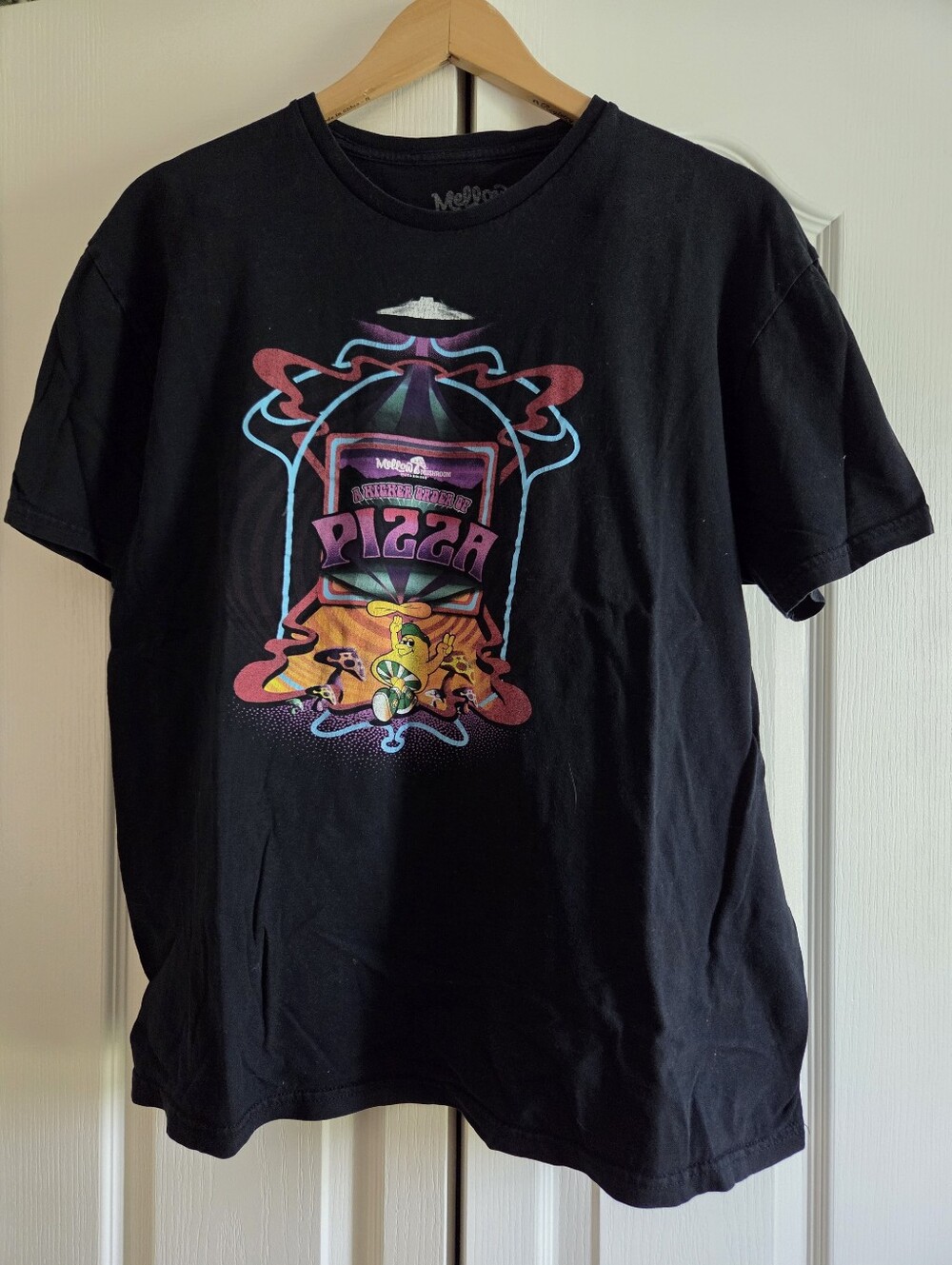 Graphic Pizza Black Tee